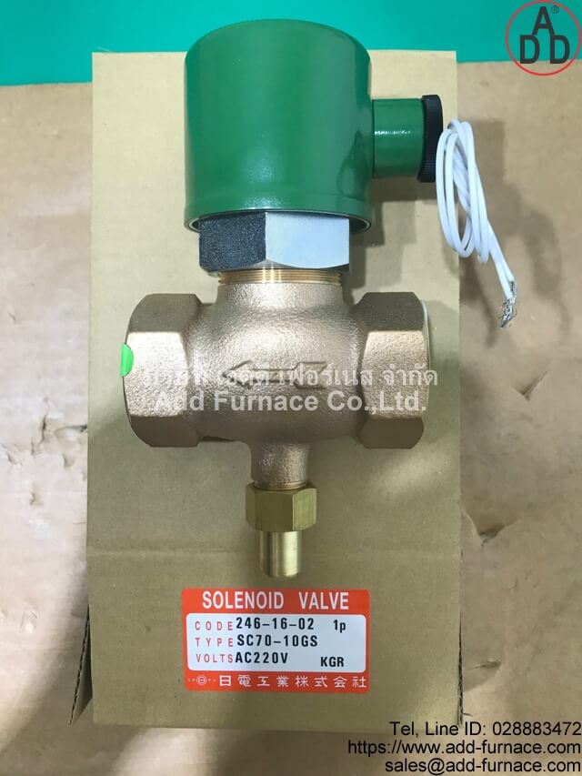 Nichiden Solenoid Valve,Type SC-40|SC-60|SC-70|SD-20|SD-30 (7) 